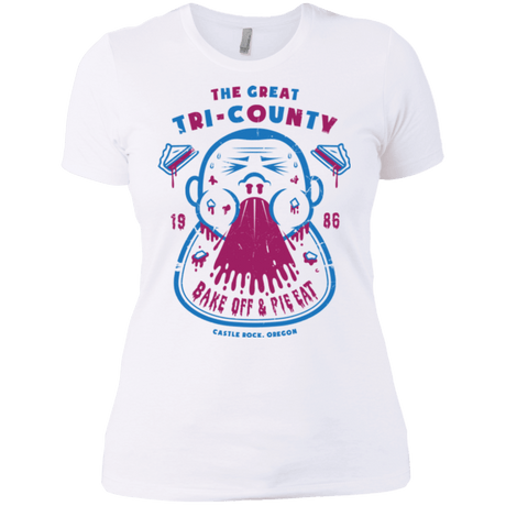 T-Shirts White / X-Small Tri County Pie Eating Women's Premium T-Shirt