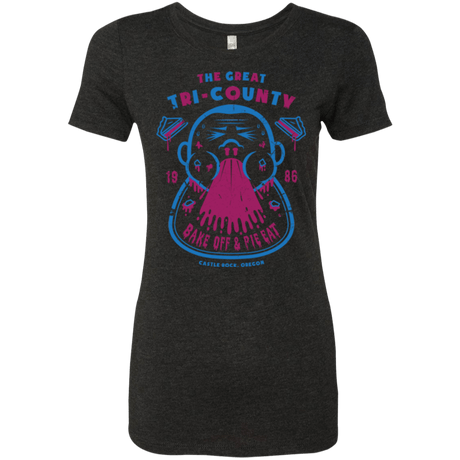 T-Shirts Vintage Black / Small Tri County Pie Eating Women's Triblend T-Shirt