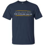 T-Shirts Navy / Small Triaging Defects For Food And Shelter T-Shirt