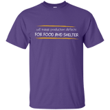 T-Shirts Purple / Small Triaging Defects For Food And Shelter T-Shirt