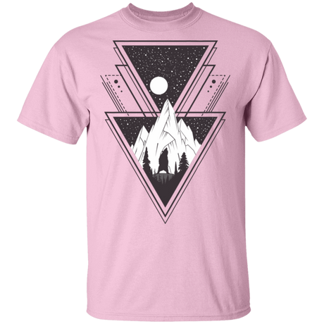 T-Shirts Light Pink / S Triangle Bear Art T-Shirt