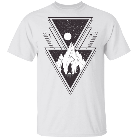 T-Shirts White / S Triangle Bear Art T-Shirt