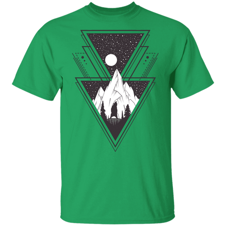 T-Shirts Irish Green / YXS Triangle Bear Art Youth T-Shirt