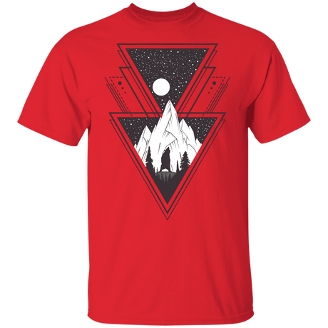T-Shirts Red / YXS Triangle Bear Art Youth T-Shirt