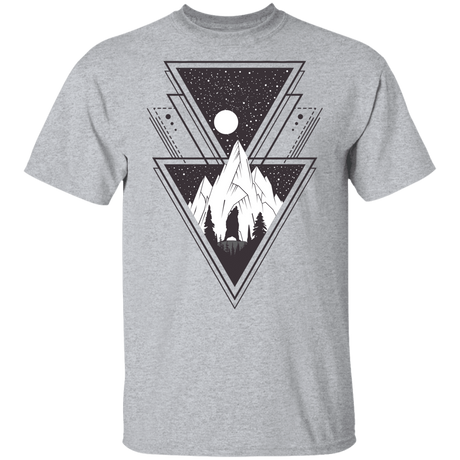 T-Shirts Sport Grey / YXS Triangle Bear Art Youth T-Shirt