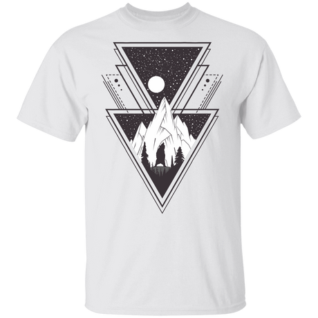 T-Shirts White / YXS Triangle Bear Art Youth T-Shirt