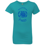 T-Shirts Tahiti Blue / YXS Triceratops Girls Premium T-Shirt