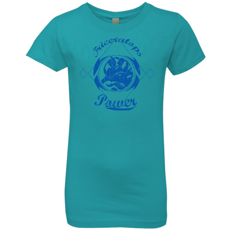 T-Shirts Tahiti Blue / YXS Triceratops Girls Premium T-Shirt