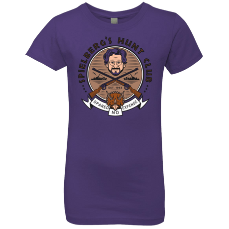 T-Shirts Purple Rush / YXS Triceratops Hunt Club Girls Premium T-Shirt