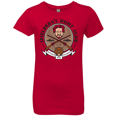 T-Shirts Red / YXS Triceratops Hunt Club Girls Premium T-Shirt