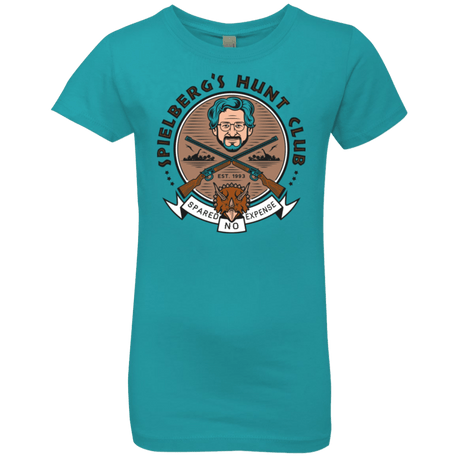 T-Shirts Tahiti Blue / YXS Triceratops Hunt Club Girls Premium T-Shirt