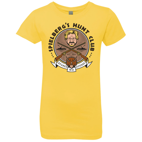 T-Shirts Vibrant Yellow / YXS Triceratops Hunt Club Girls Premium T-Shirt