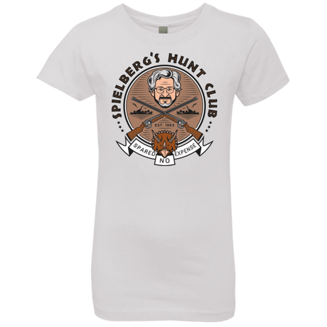 T-Shirts White / YXS Triceratops Hunt Club Girls Premium T-Shirt