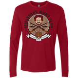 T-Shirts Cardinal / Small Triceratops Hunt Club Men's Premium Long Sleeve