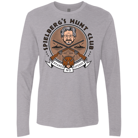 T-Shirts Heather Grey / Small Triceratops Hunt Club Men's Premium Long Sleeve