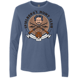 T-Shirts Indigo / Small Triceratops Hunt Club Men's Premium Long Sleeve