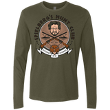 T-Shirts Military Green / Small Triceratops Hunt Club Men's Premium Long Sleeve