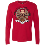 T-Shirts Red / Small Triceratops Hunt Club Men's Premium Long Sleeve