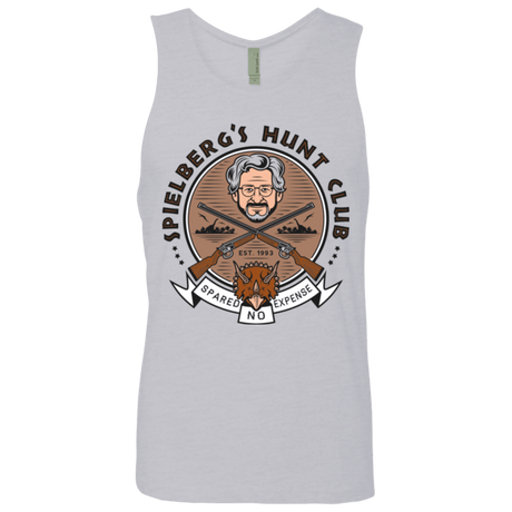 T-Shirts Heather Grey / Small Triceratops Hunt Club Men's Premium Tank Top