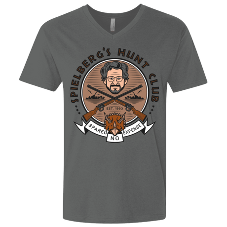 T-Shirts Heavy Metal / X-Small Triceratops Hunt Club Men's Premium V-Neck