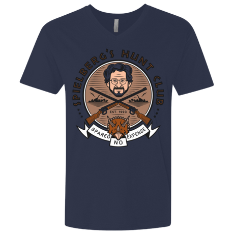 T-Shirts Midnight Navy / X-Small Triceratops Hunt Club Men's Premium V-Neck