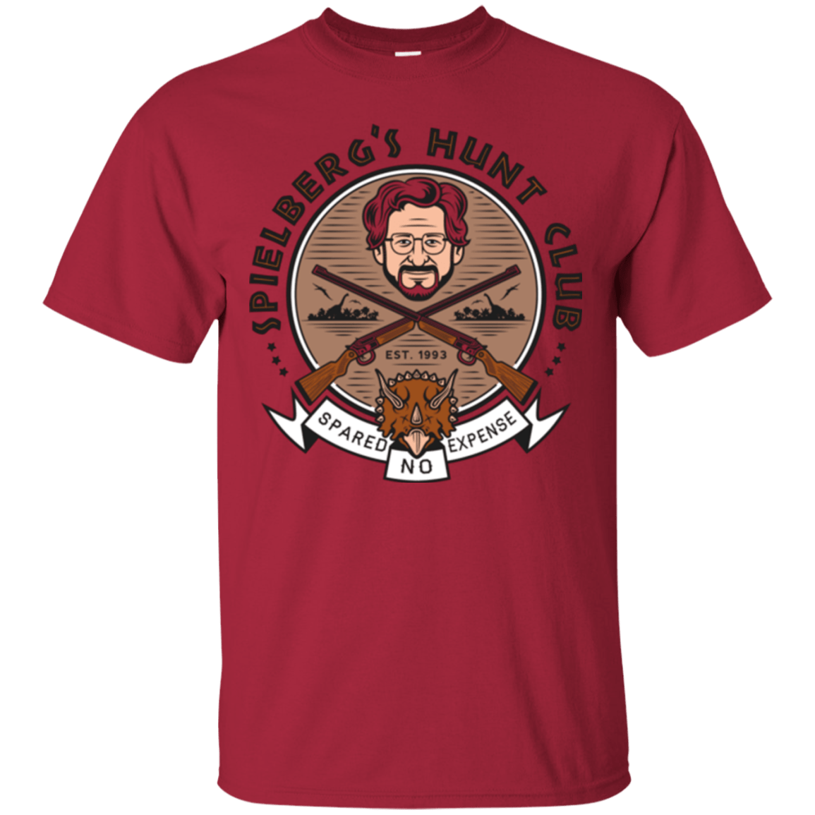 T-Shirts Cardinal / Small Triceratops Hunt Club T-Shirt