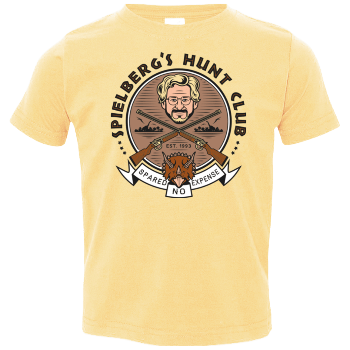 T-Shirts Butter / 2T Triceratops Hunt Club Toddler Premium T-Shirt