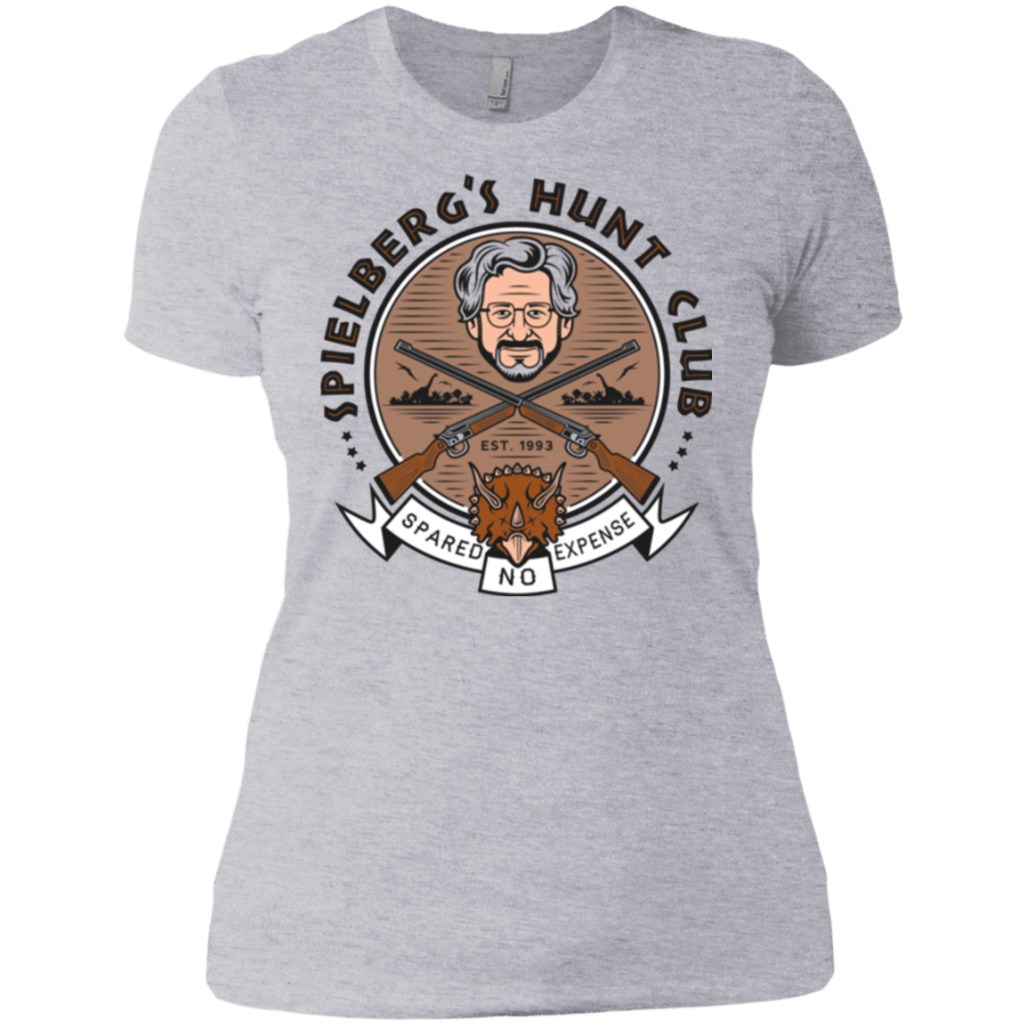 T-Shirts Heather Grey / X-Small Triceratops Hunt Club Women's Premium T-Shirt