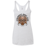 T-Shirts Heather White / X-Small Triceratops Hunt Club Women's Triblend Racerback Tank