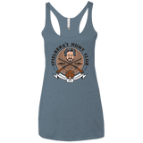 T-Shirts Indigo / X-Small Triceratops Hunt Club Women's Triblend Racerback Tank