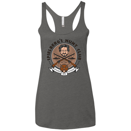 T-Shirts Premium Heather / X-Small Triceratops Hunt Club Women's Triblend Racerback Tank