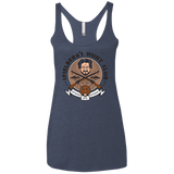 T-Shirts Vintage Navy / X-Small Triceratops Hunt Club Women's Triblend Racerback Tank
