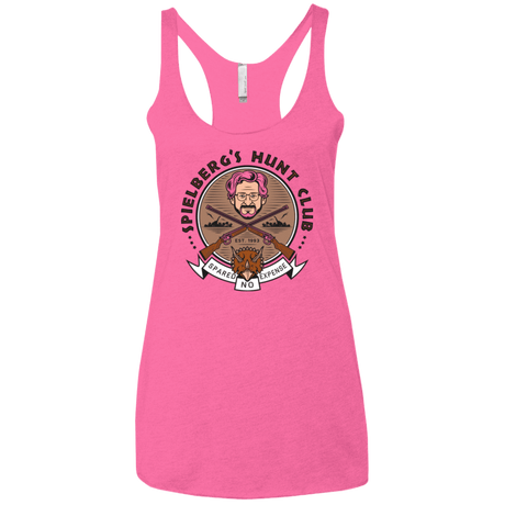 T-Shirts Vintage Pink / X-Small Triceratops Hunt Club Women's Triblend Racerback Tank