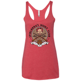 T-Shirts Vintage Red / X-Small Triceratops Hunt Club Women's Triblend Racerback Tank
