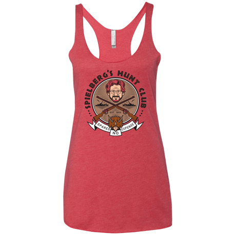 T-Shirts Vintage Red / X-Small Triceratops Hunt Club Women's Triblend Racerback Tank