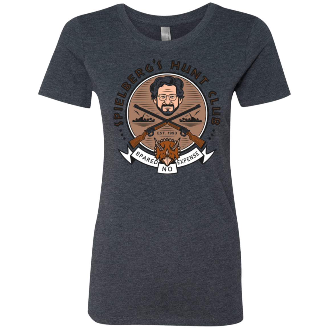 T-Shirts Vintage Navy / Small Triceratops Hunt Club Women's Triblend T-Shirt