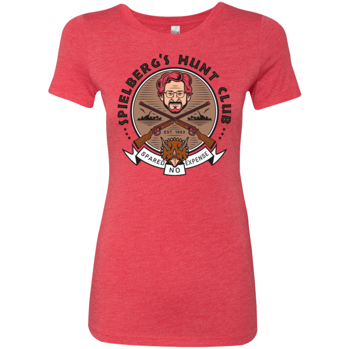 T-Shirts Vintage Red / Small Triceratops Hunt Club Women's Triblend T-Shirt