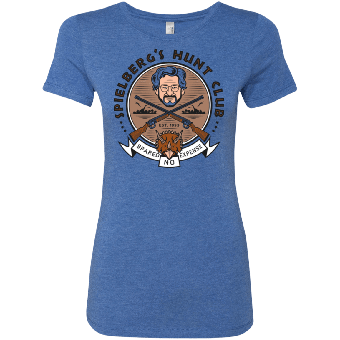 T-Shirts Vintage Royal / Small Triceratops Hunt Club Women's Triblend T-Shirt