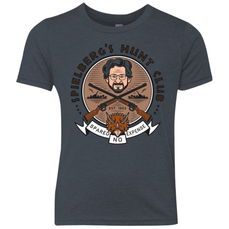T-Shirts Vintage Navy / YXS Triceratops Hunt Club Youth Triblend T-Shirt