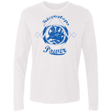 T-Shirts White / Small Triceratops Men's Premium Long Sleeve