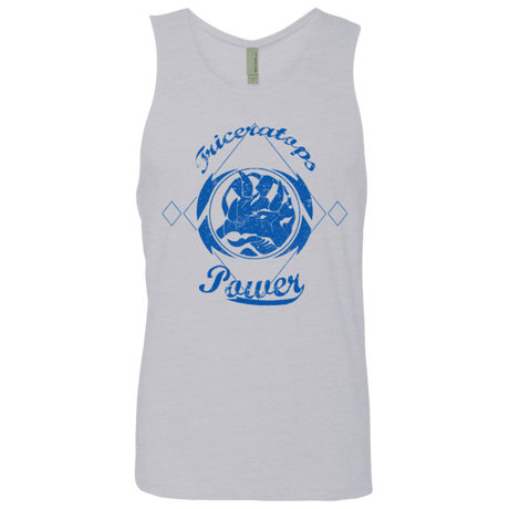 T-Shirts Heather Grey / Small Triceratops Men's Premium Tank Top
