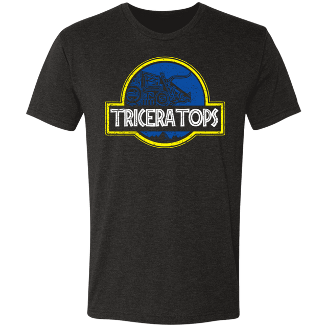 T-Shirts Vintage Black / S Triceratops Men's Triblend T-Shirt