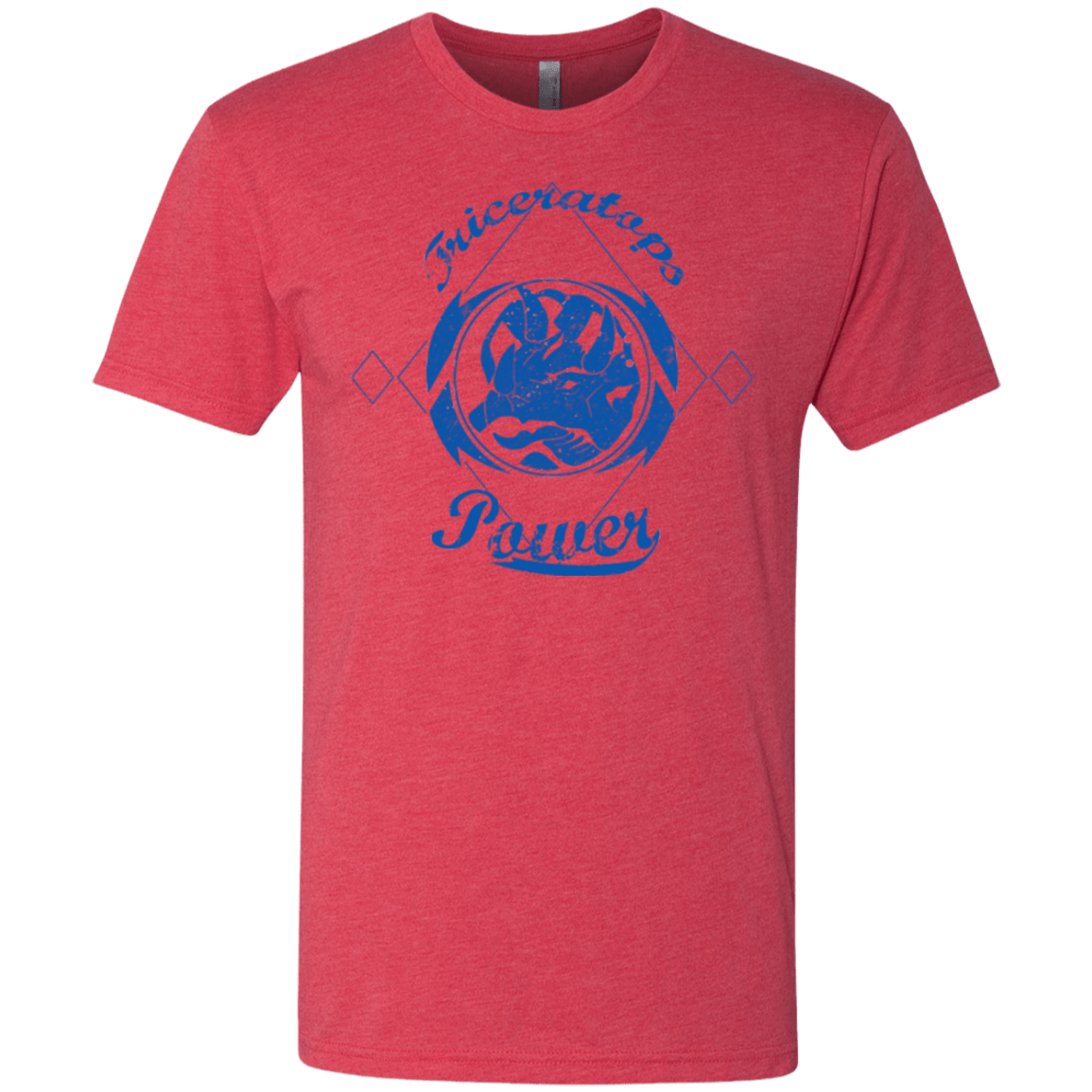 T-Shirts Vintage Red / Small Triceratops Men's Triblend T-Shirt
