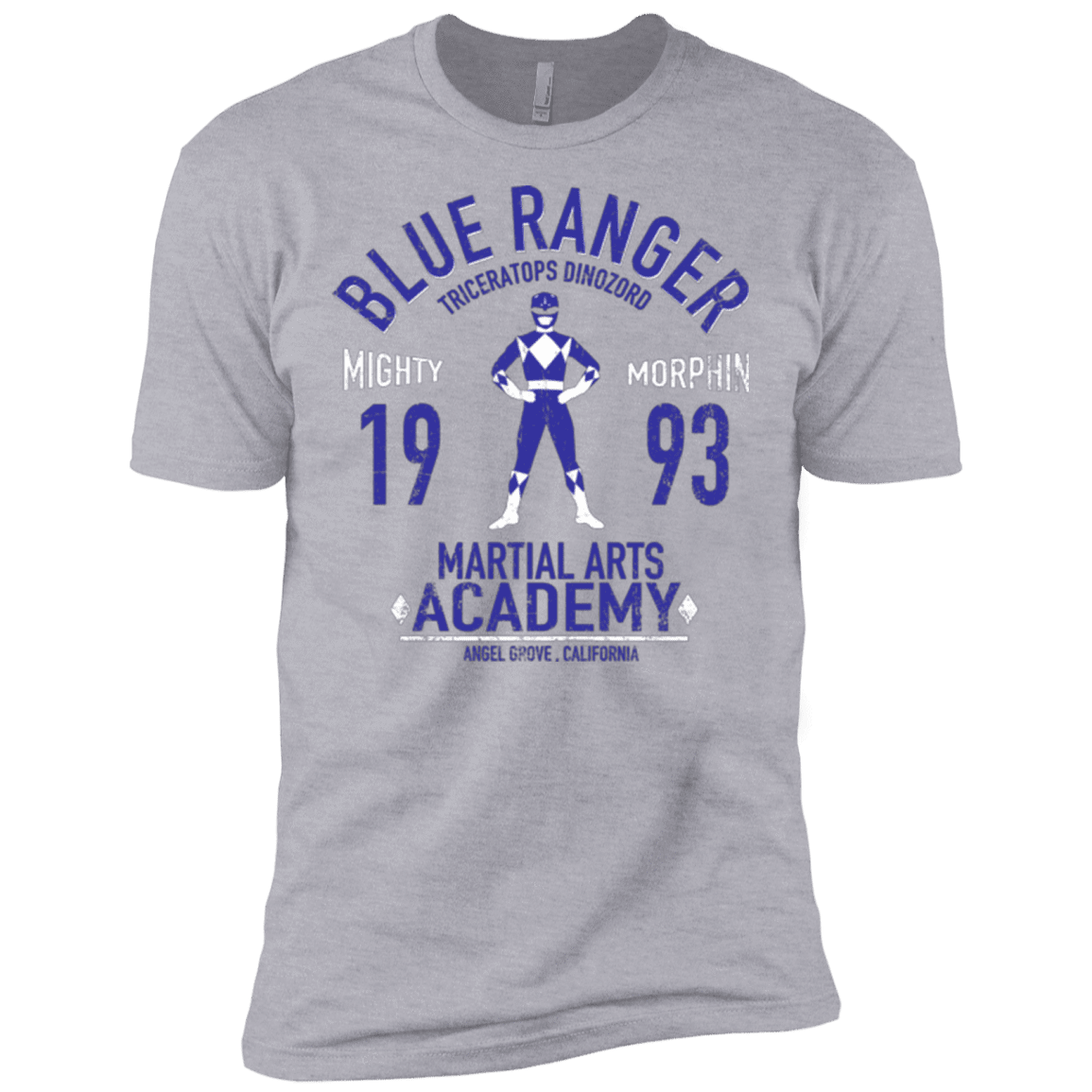 T-Shirts Heather Grey / X-Small Triceratops Ranger Men's Premium T-Shirt