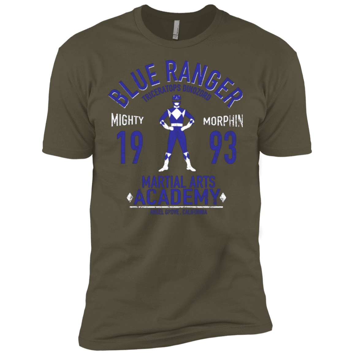 T-Shirts Military Green / X-Small Triceratops Ranger Men's Premium T-Shirt