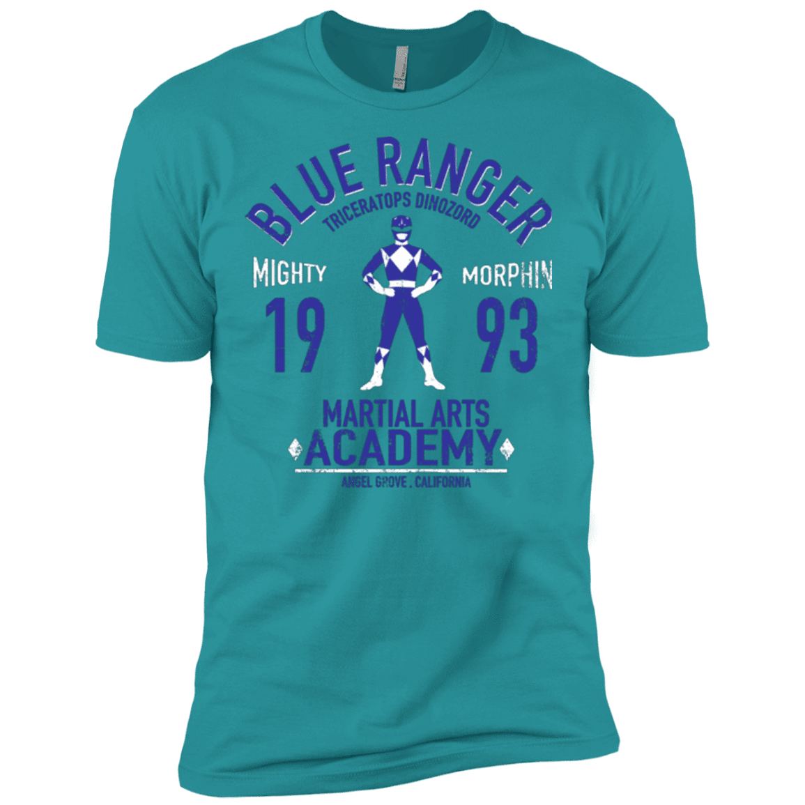 T-Shirts Tahiti Blue / X-Small Triceratops Ranger Men's Premium T-Shirt
