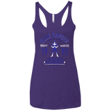 T-Shirts Purple / X-Small Triceratops Ranger Women's Triblend Racerback Tank
