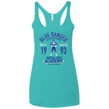 T-Shirts Tahiti Blue / X-Small Triceratops Ranger Women's Triblend Racerback Tank
