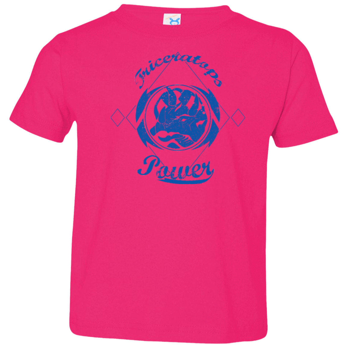 T-Shirts Hot Pink / 2T Triceratops Toddler Premium T-Shirt