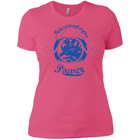 T-Shirts Hot Pink / X-Small Triceratops Women's Premium T-Shirt